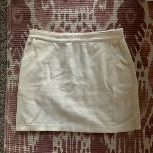 Brand new white mini skirt